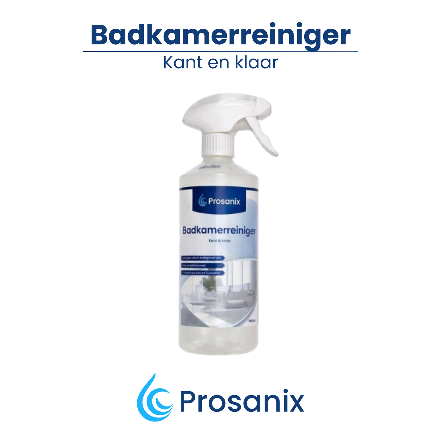 Badkamer reiniger